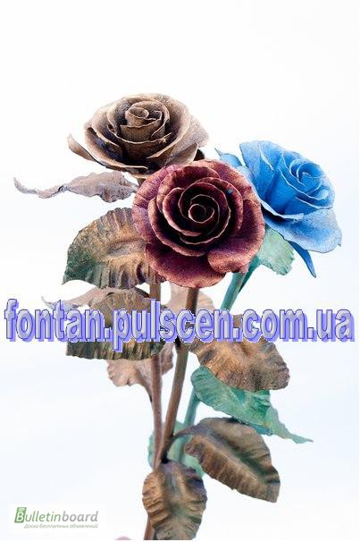 Фото 15. Кованые розы, цветы, Кованая роза, Кована троянда опт розница