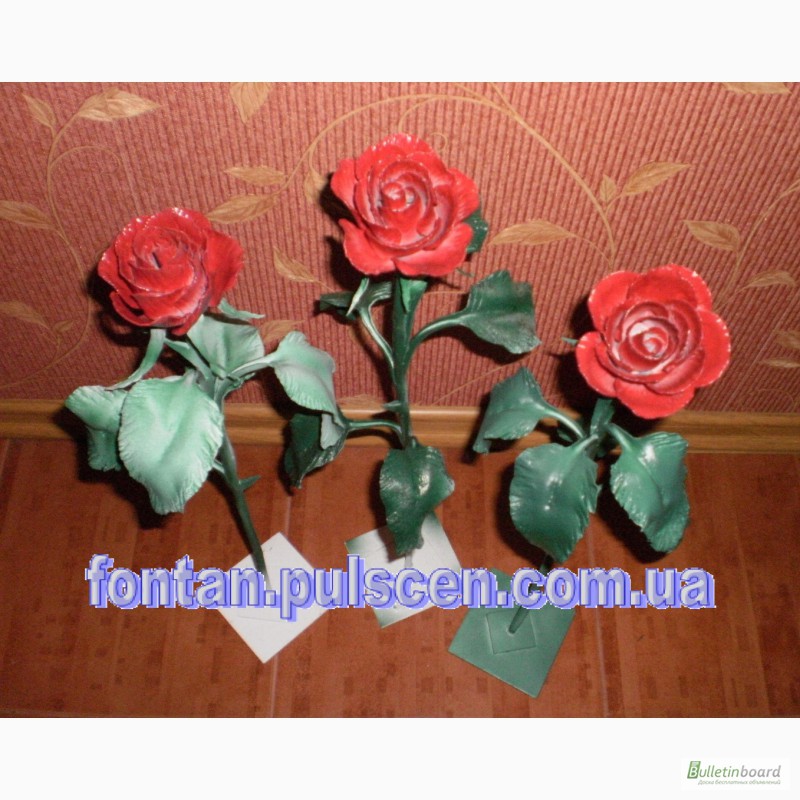 Фото 2. Кованые розы, цветы, Кованая роза, Кована троянда опт розница