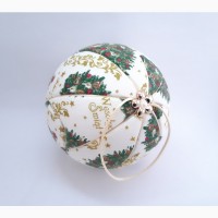 Новогодний шар Кимекоми. Елочная игрушка ручной работы. Очень красивая. 10 см