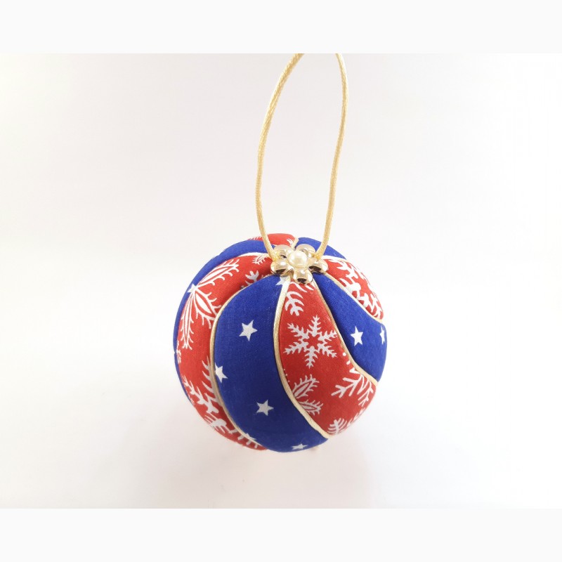 Фото 4. Новогодний шар Кимекоми. Елочная игрушка ручной работы. Очень красивая. 10 см