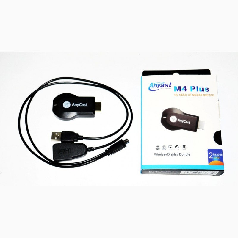 Фото 4. Медиаплеер Miracast AnyCast M4 Plus HDMI с встроенным Wi-Fi модулем