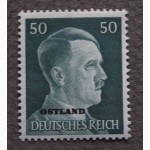 Марка. Adolf Hitler. Deutsches Reich. Ostland. 50 pf. 1941г. SC 16