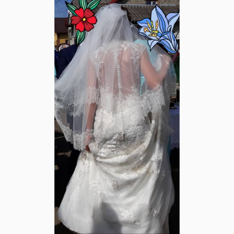 Фото 6. Весільне плаття в стилі рибки