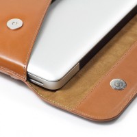 Сумка-чехол кейс для ноутбука, Apple MacBook. 100% кожа
