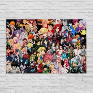 Картина на холсті Аніме - Anime Mix 60x40 см