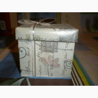 Новая, красивая коробочка+бантик д/романтик подарка ювелирных украшений