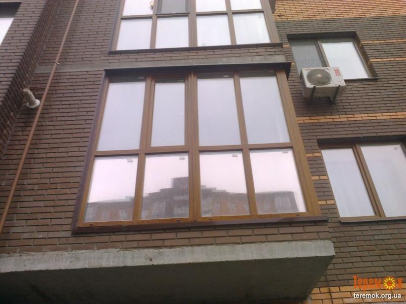 Фото 5. Тонировка стеклопакетов в зданиях