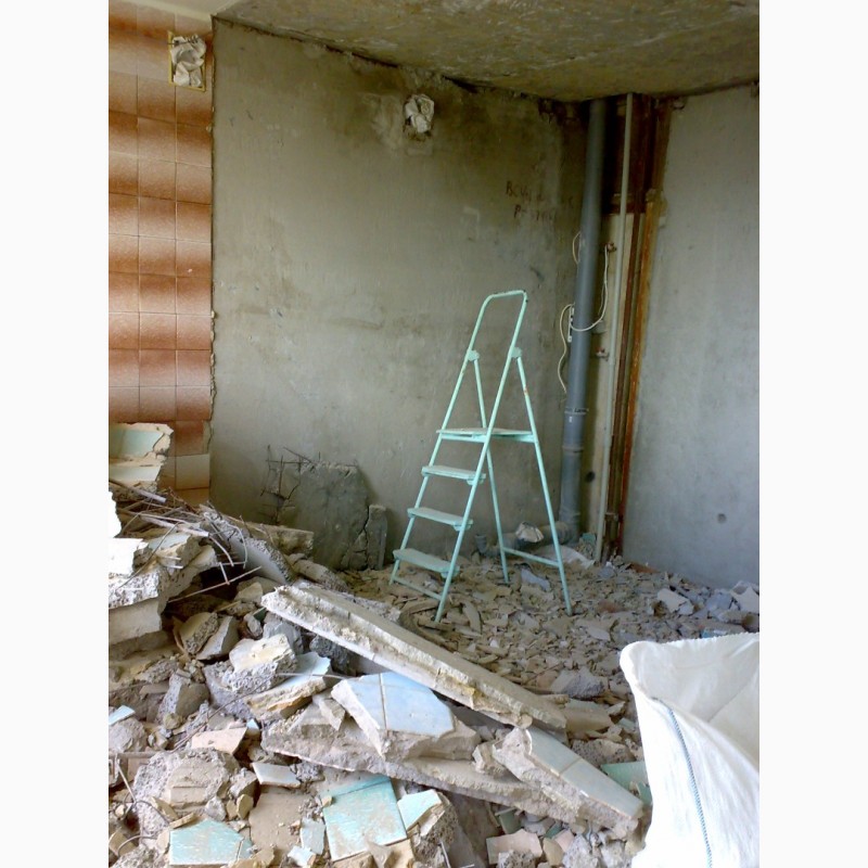 Фото 3. Демонтаж, резка бетона, стен, перегородок, сантехкабин в Харькове